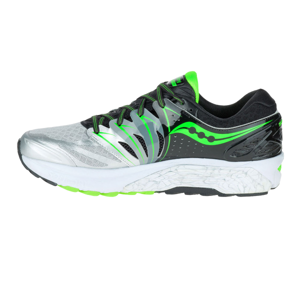 saucony iso 2 silver & green